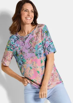 Jersey-Shirt mit Paisleymuster