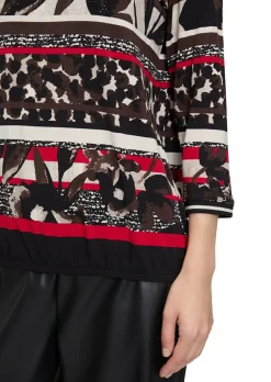 Jersey-Shirt mit 3/4-Ärmeln
