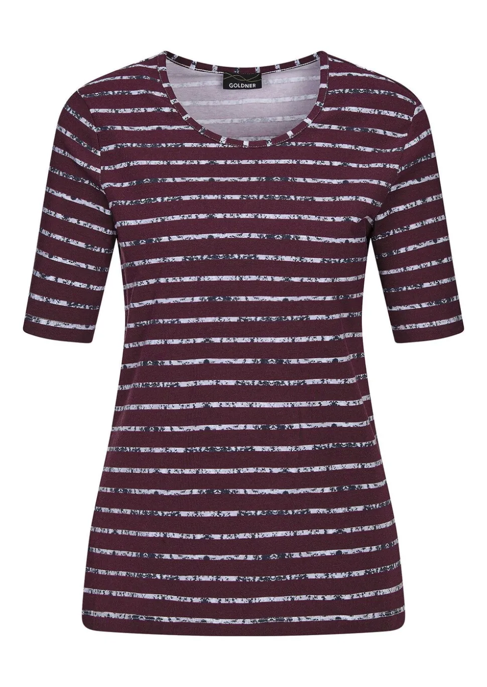 Jersey-Shirt mit Streifenmuster