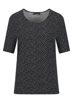 Jersey-Shirt mit Tupfen-Muster