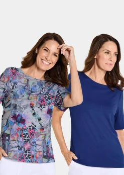 Jersey-Shirts im Doppelpack