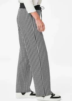 Joggpants VERA mit Hahnentritt-Muster