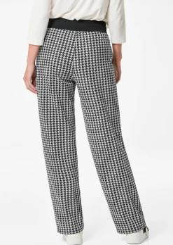 Joggpants VERA mit Hahnentritt-Muster