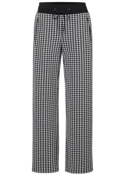 Joggpants VERA mit Hahnentritt-Muster