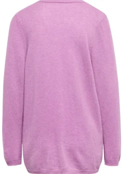 Kaschmir-Longstrickjacke