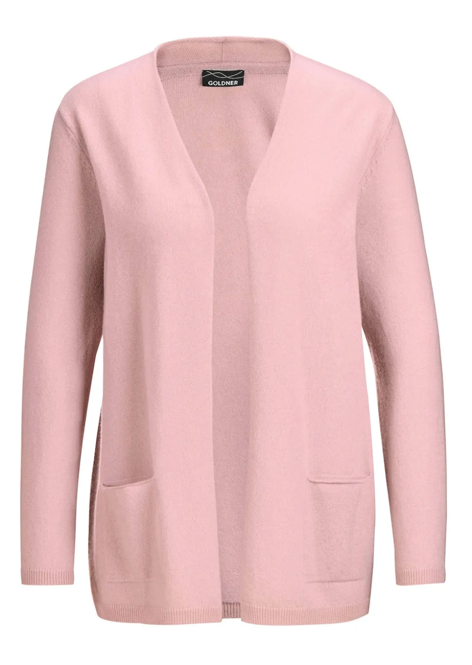 Kaschmir-Longstrickjacke