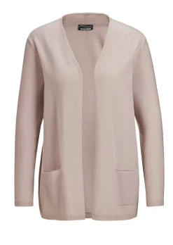 Kaschmir-Longstrickjacke