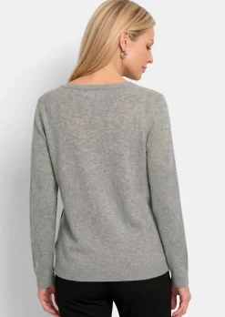 Kaschmirpullover im Leo-Look