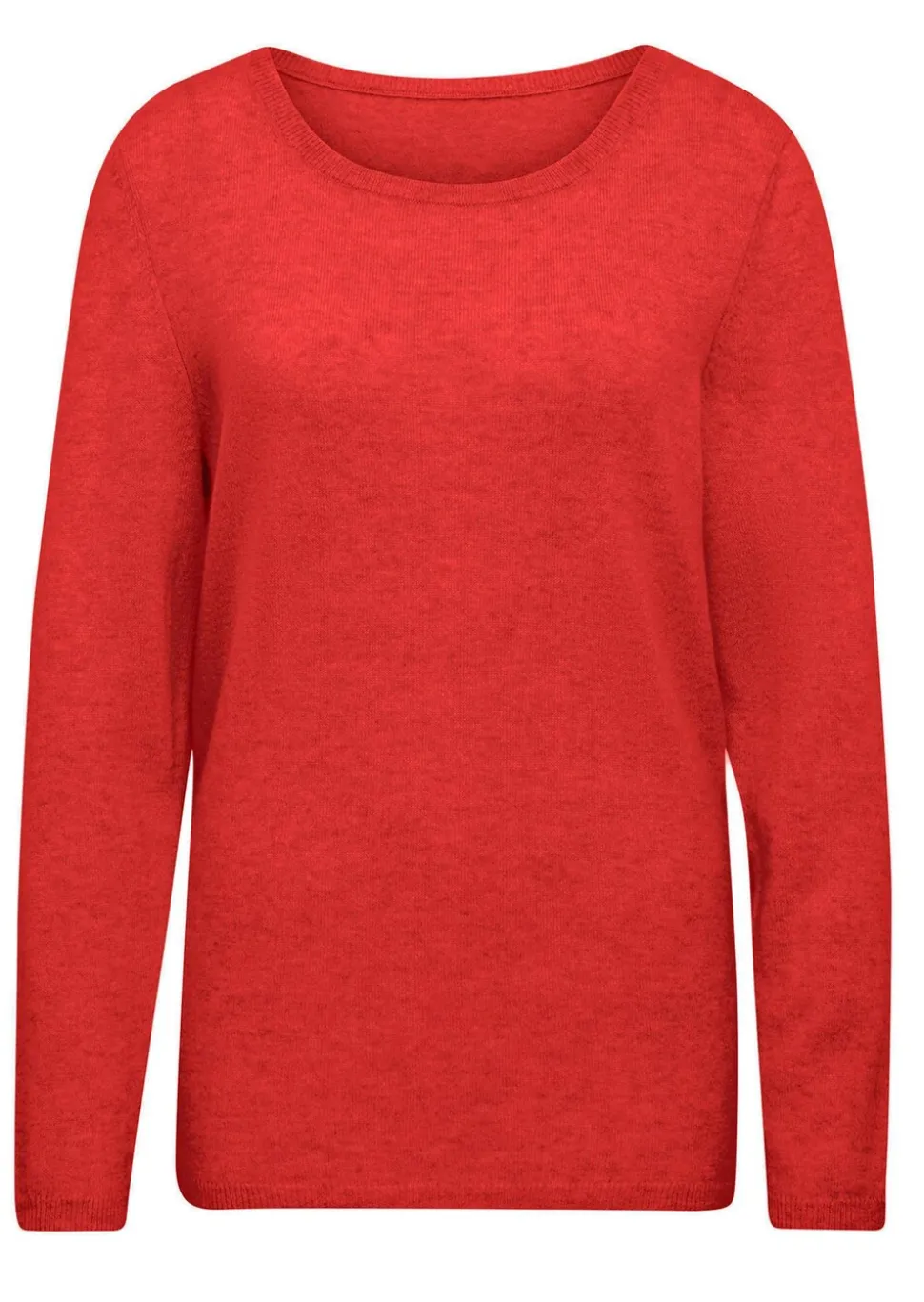 Kaschmirpullover mit U-Boot Ausschnitt