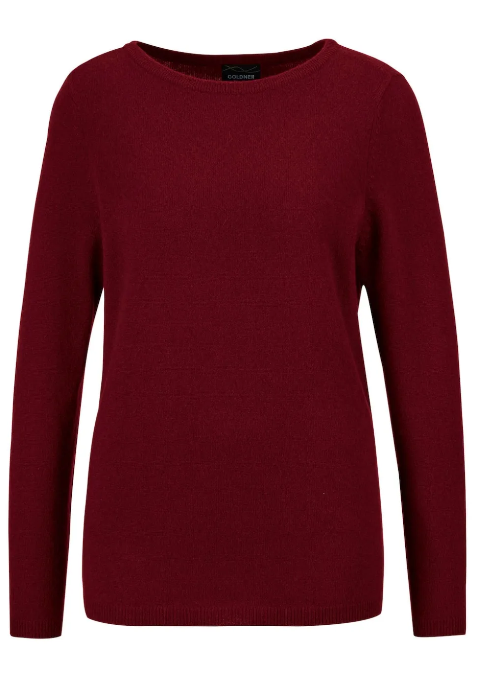 Kaschmirpullover mit U-Boot Ausschnitt