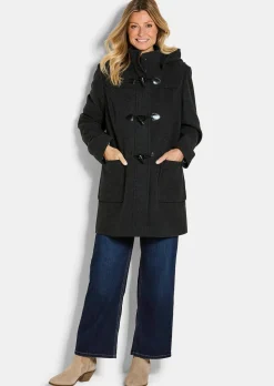Klassischer Dufflecoat aus feinster Wolle-Mischung