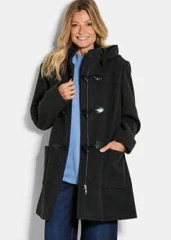 Klassischer Dufflecoat aus feinster Wolle-Mischung