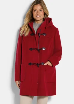 Klassischer Dufflecoat aus feinster Wolle-Mischung