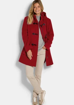 Klassischer Dufflecoat aus feinster Wolle-Mischung