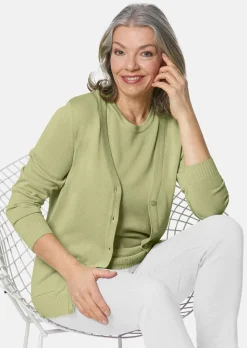 Klassisches Stricktwinset