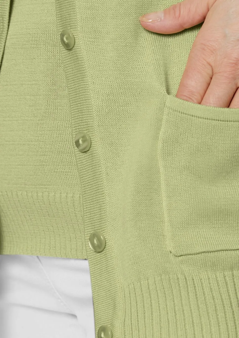 Klassisches Stricktwinset