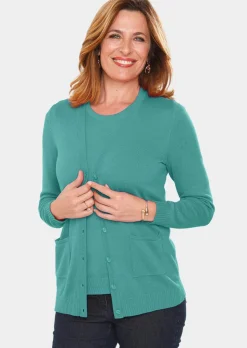 Klassisches Stricktwinset