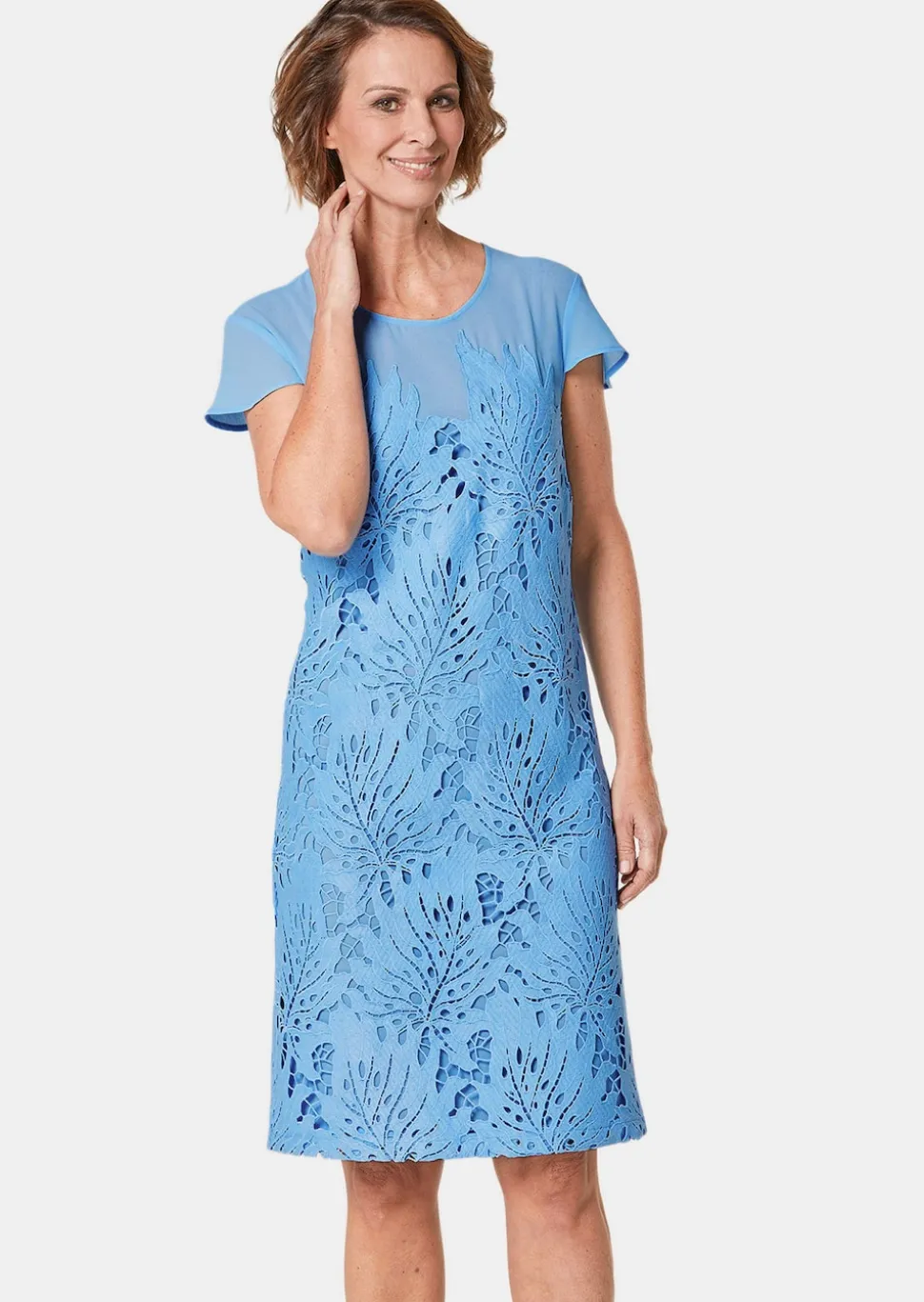 Kleid aus sommerlicher Spitze