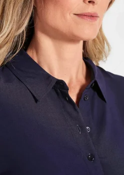 Kleid in Hemdblusenform