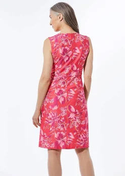 Kleid in Wickeloptik