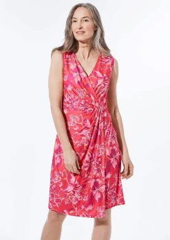 Kleid in Wickeloptik