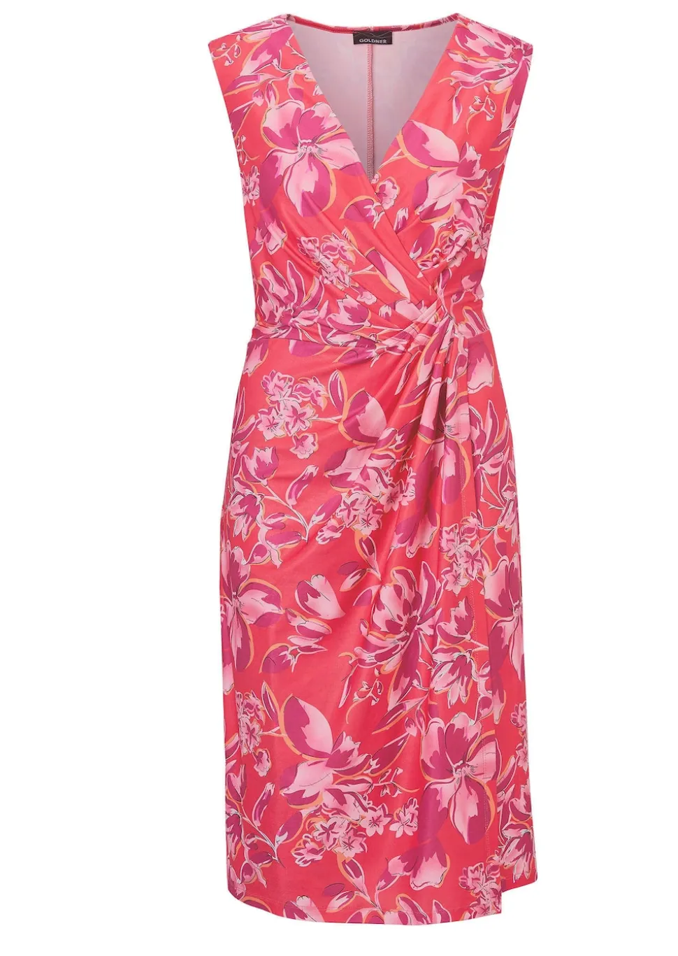 Kleid in Wickeloptik