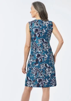 Kleid in Wickeloptik