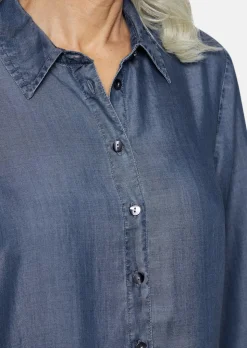 Kleid mit Hemdblusenkragen