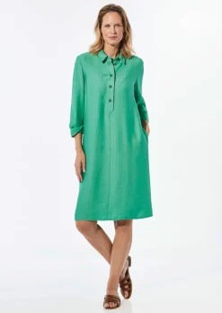 Kleid mit Hemdkragen