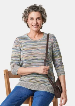 Kombistarker Multicolor-Ringelpullover