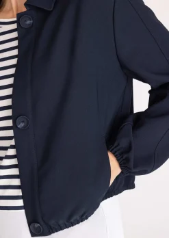 Kurzer Blouson mit Gummibündchen