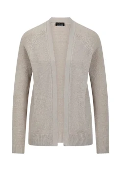Kurze Strickjacke aus Bändchengarn