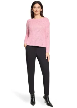 Kuscheliger Ajourpullover mit Lochmuster