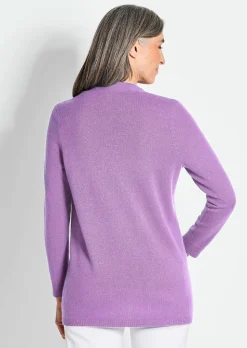 Kuschelweiche Kaschmir-Strickjacke