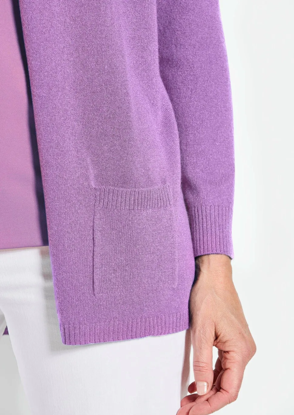 Kuschelweiche Kaschmir-Strickjacke