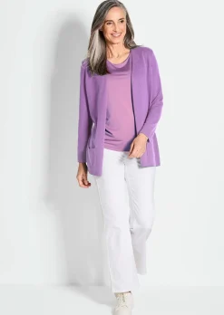 Kuschelweiche Kaschmir-Strickjacke