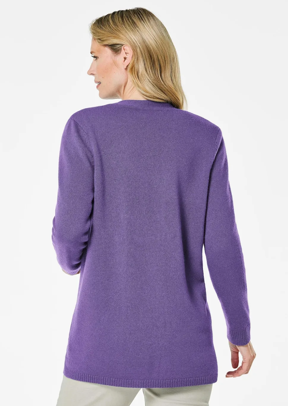 Kuschelweiche Kaschmir-Strickjacke