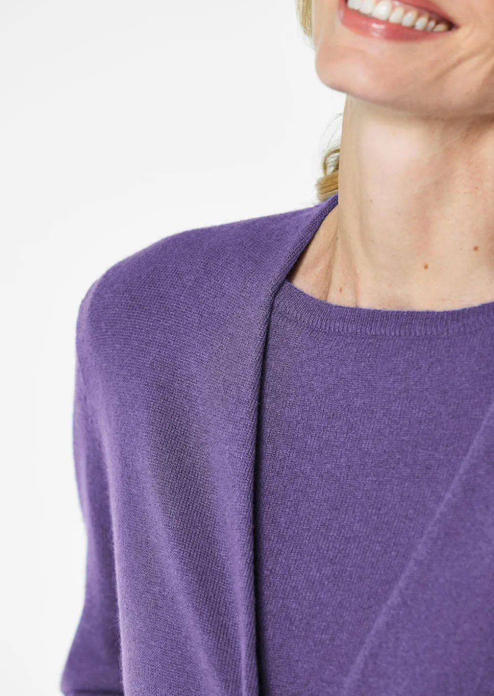 Kuschelweiche Kaschmir-Strickjacke