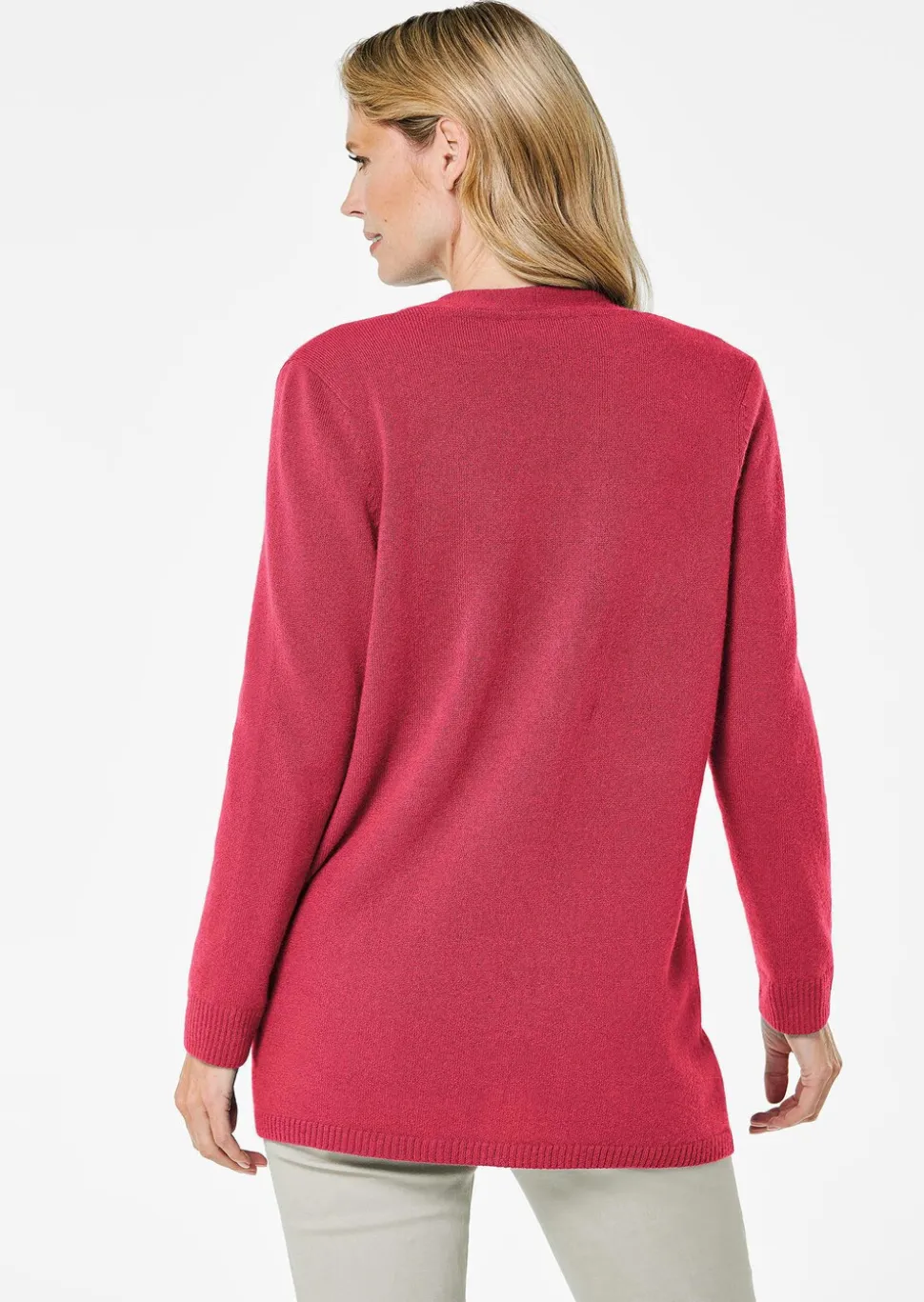 Kuschelweiche Kaschmir-Strickjacke