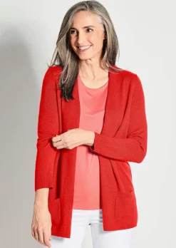 Kuschelweiche Kaschmir-Strickjacke