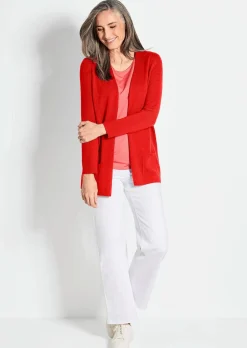 Kuschelweiche Kaschmir-Strickjacke