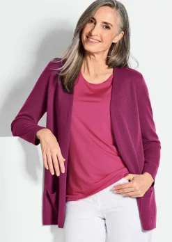 Kuschelweiche Kaschmir-Strickjacke