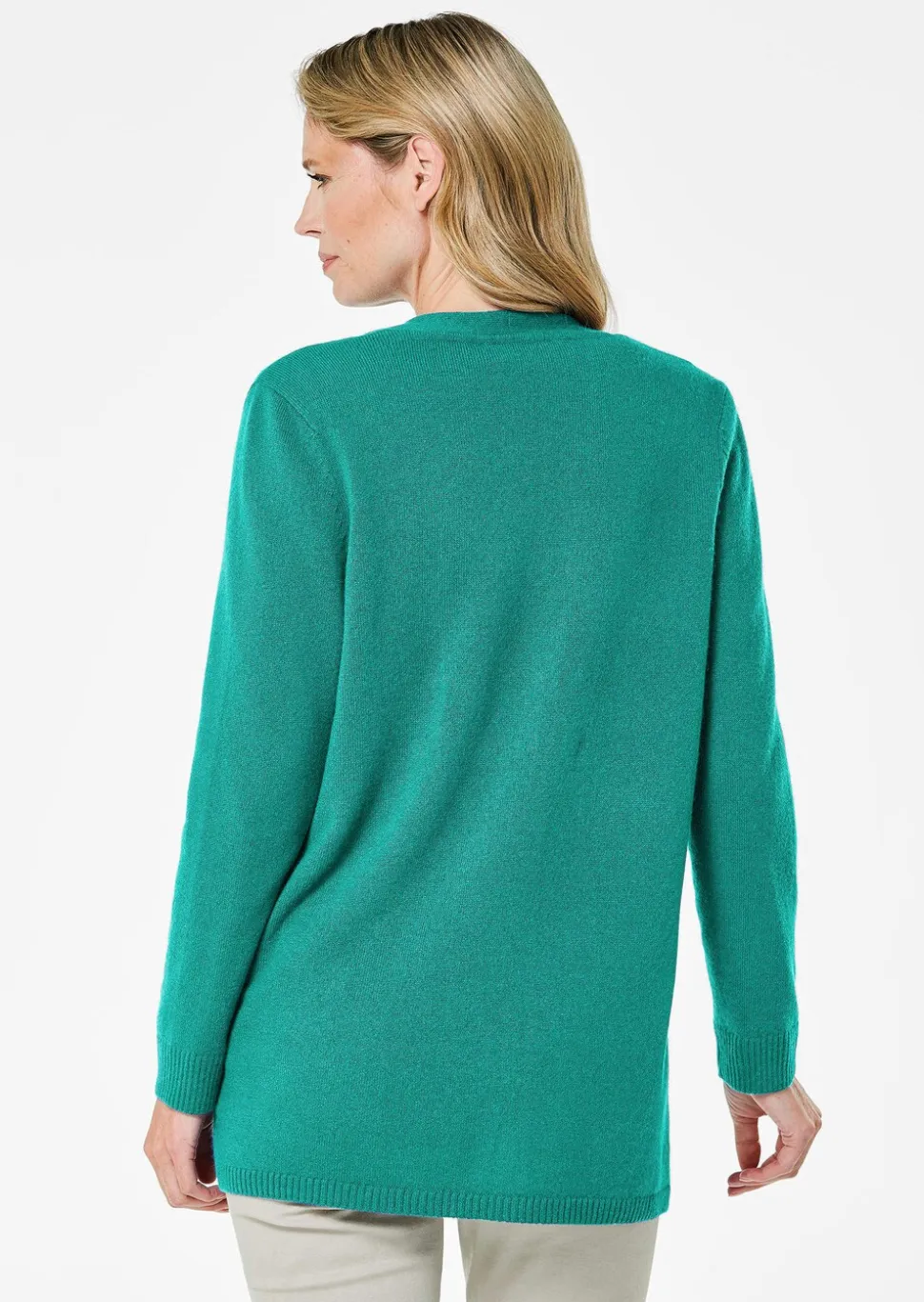 Kuschelweiche Kaschmir-Strickjacke