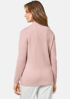 Kuschelweicher Kaschmirpullover mit Kragen