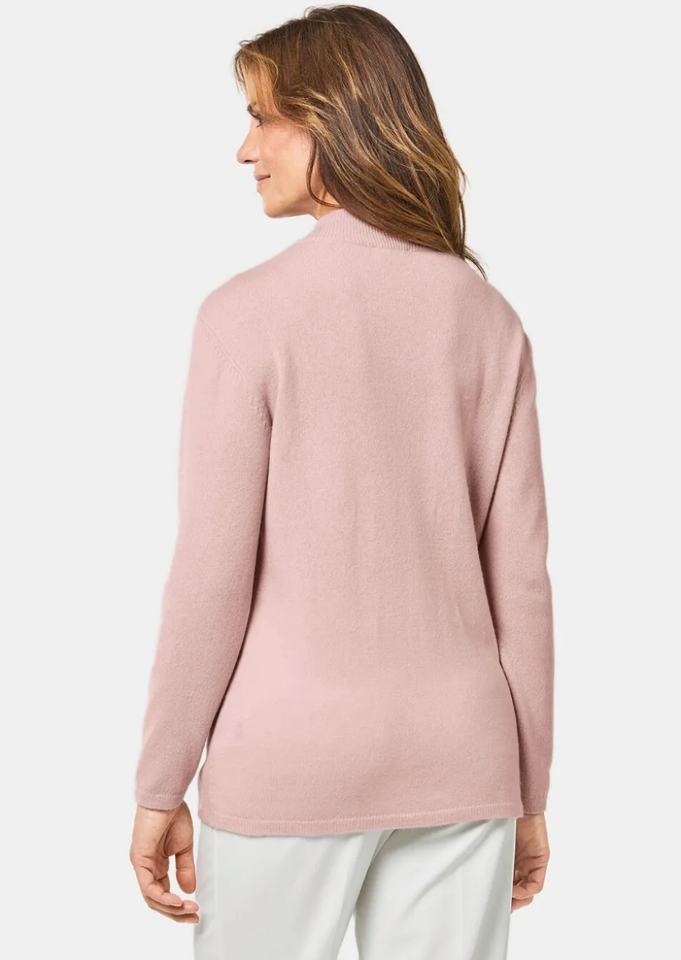 Kuschelweicher Kaschmirpullover mit Kragen