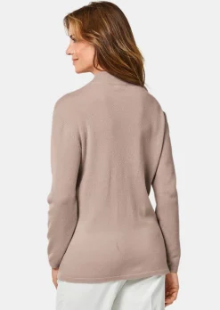 Kuschelweicher Kaschmirpullover mit Kragen