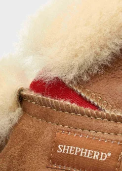 Lammfell-Hausschuhe mit hohem Schaft