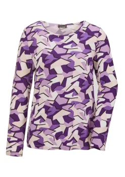 Langarmshirt mit auffälligem Muster