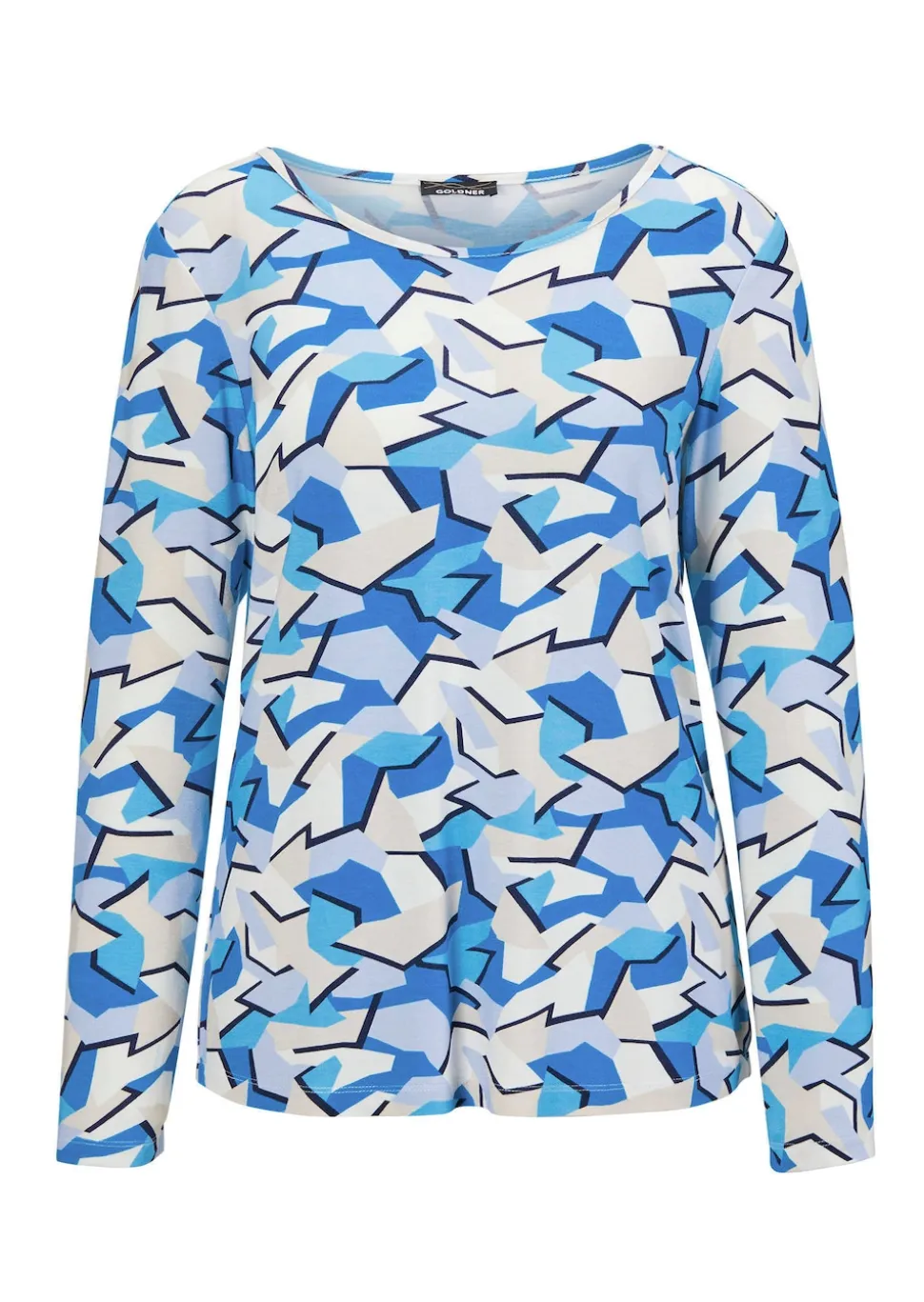 Langarmshirt mit auffälligem Muster