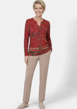 Langarmshirt mit Paisleymuster